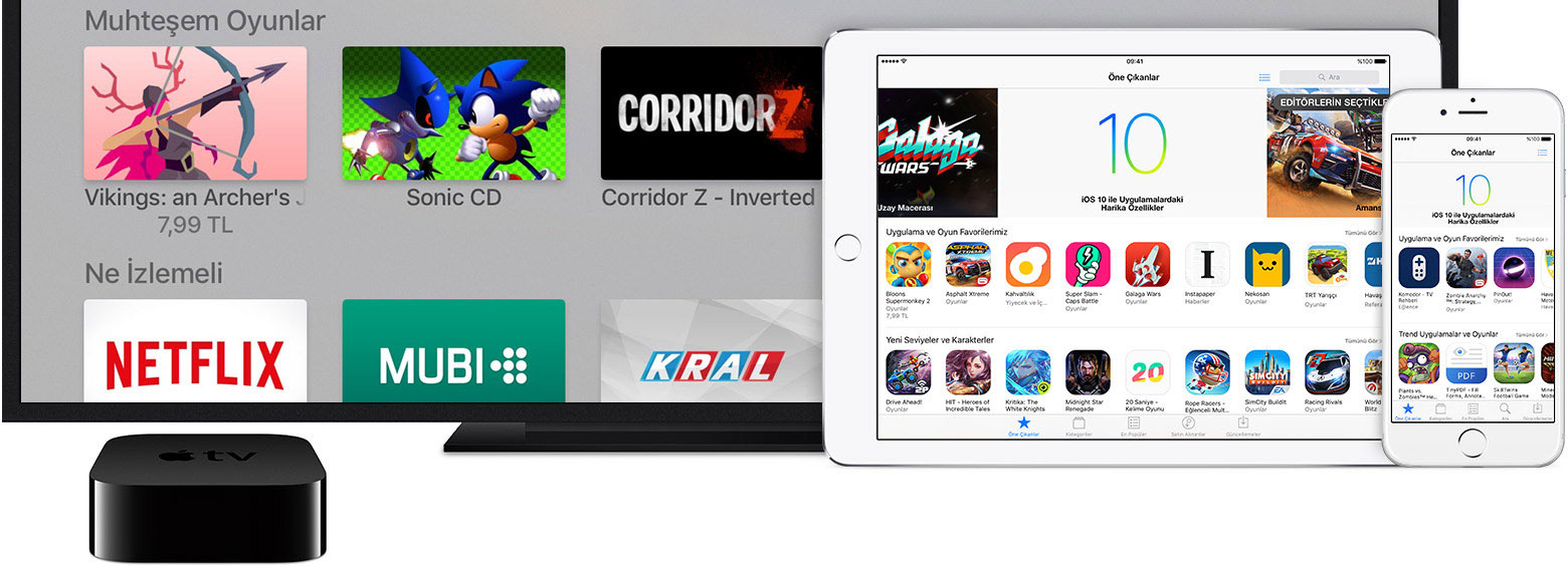 IOS uygulama İndirme ( iPhone, iPad,iPod Touch, Apple TV ve MacBook)